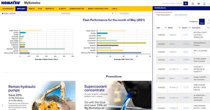 My Komatsu_M Carranza_Easily track host of data