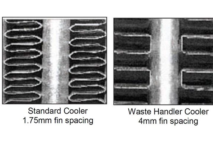 Wide core cooling package