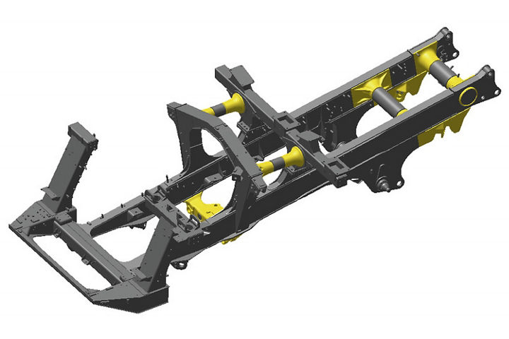 High rigidity frame
